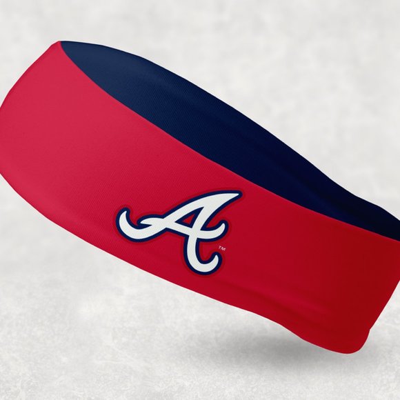 NEW - Reversible Atlanta Braves Headband - Picture 1 of 2